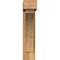 Ekena Millwork Thorton Block Rough Sawn Bracket w/ Offset Brace, Western Red Cedar, 6"W x 20"D x 28"H BKT0604X20X28THR05RWR - alternate 3